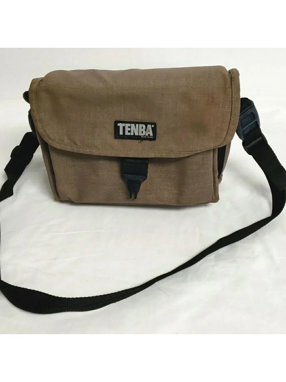 TENBA 1 Camera Bag 7h x 9w x 4d Tan Canvas USA made